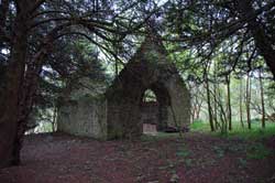 Ruined chapel at Muchkersie, near Forteviot